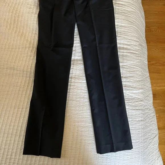 Tibi Tropical Wool Elfie Trouser with Slits - Petite - 4 - Picture 3 of 16